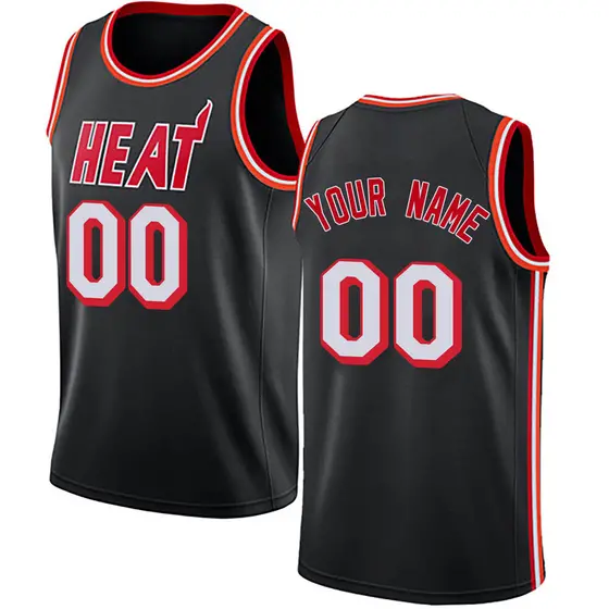 Big \u0026 Tall Men's Custom Miami Heat Nike 