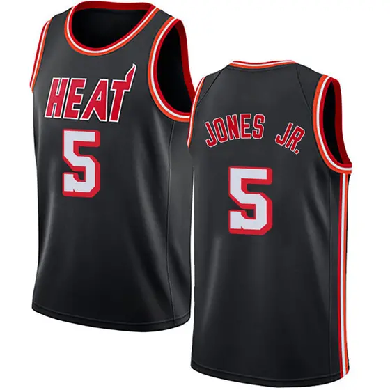Youth Derrick Jones Jr. Miami Heat Nike Swingman Black Fashion Hardwood ...