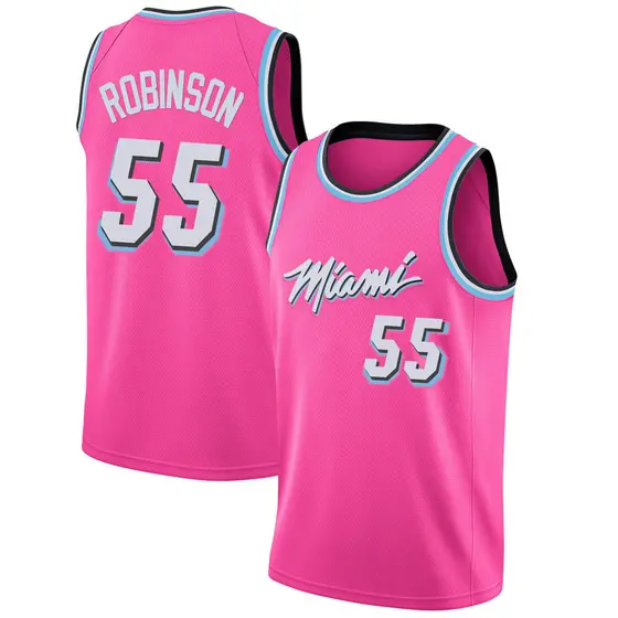 Youth Duncan Robinson Miami Heat Nike Swingman Pink 2018/19 Jersey ...